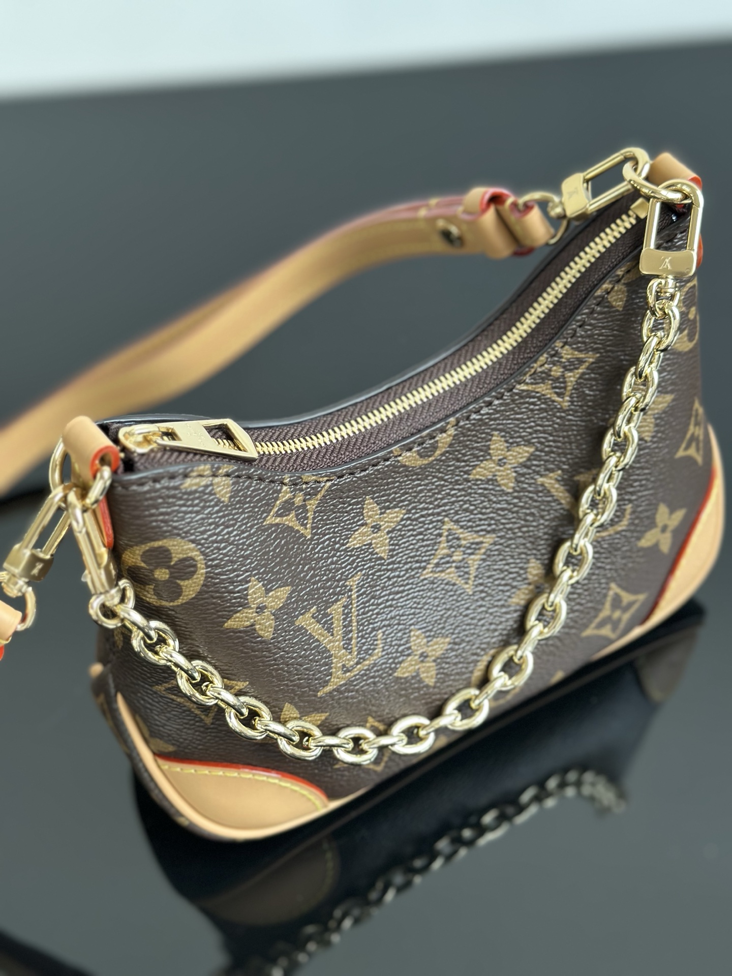 LOUIS VUITTON Nano Boulogne Monogram Handbags 