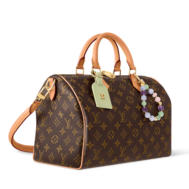 LOUIS VUITTON Speedy Soft 30 Lucky Monogram Canvas Handbag