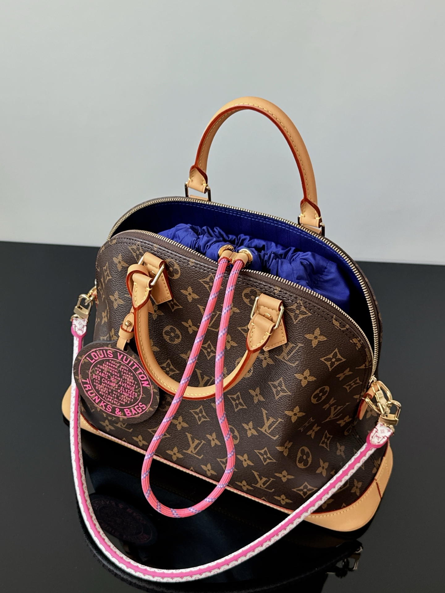 LOUIS VUITTON Alma MM Monogram Women Handbags