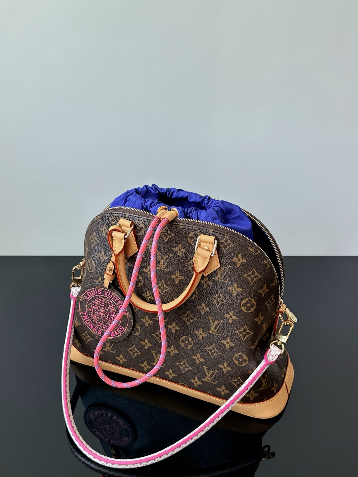 LOUIS VUITTON Alma MM Monogram Women Handbags
