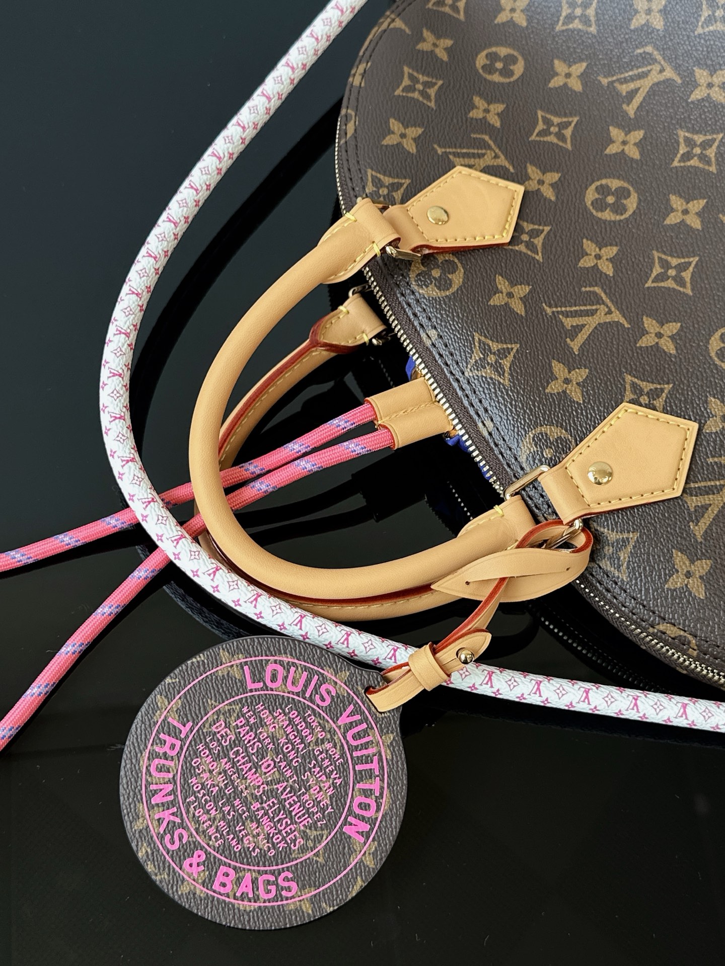 LOUIS VUITTON Alma MM Monogram Women Handbags