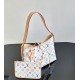 LOUIS VUITTON LV x TM Monogram Multicolor CarryAll PM White LOUIS VUITTON LV x TM Monogram Multicolor CarryAll PM White