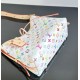 LOUIS VUITTON LV x TM Monogram Multicolor CarryAll PM White LOUIS VUITTON LV x TM Monogram Multicolor CarryAll PM White