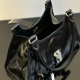 PRADA Spring 2025 Runway Collection Waxed Leather Shoulder Bag PRADA Spring 2025 Runway Collection Waxed Leather Shoulder Bag