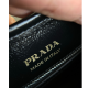 PRADA Spring 2025 Runway Collection Waxed Leather Shoulder Bag PRADA Spring 2025 Runway Collection Waxed Leather Shoulder Bag