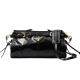 PRADA Bonnie midumn leather handbag, Black