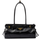 PRADA Bonnie midumn leather handbag, Black