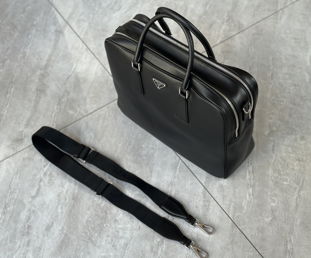 PRADA Saffiano leather briefcase