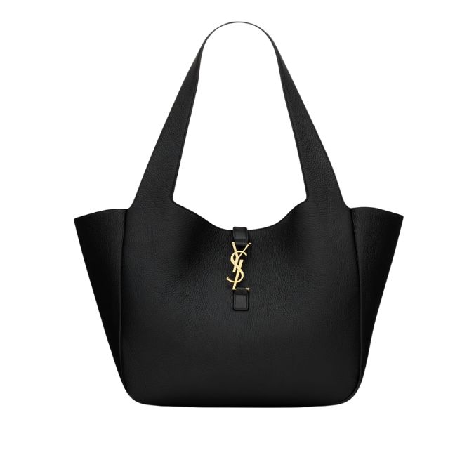 SAINT LAURENT le 5 à 7 bea in grained leather Handbag