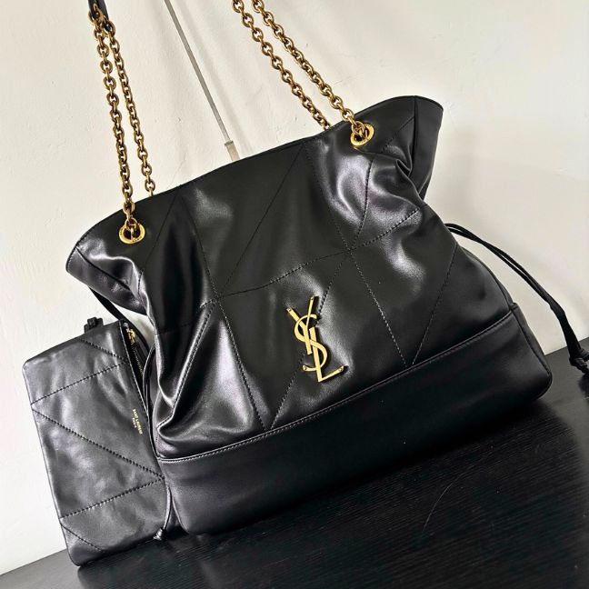 SAINT LAURENT Jamie Shopping medium quilted leather shoulder bag SAINT LAURENT Jamie Shopping medium quilted leather shoulder bag
