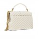 SAINT LAURENT medium College leather cross body bag White SAINT LAURENT medium College leather cross body bag White