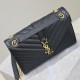 SAINT LAURENT medium College leather cross body bag Black SAINT LAURENT medium College leather cross body bag Black