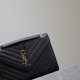 SAINT LAURENT medium College leather cross body bag Black SAINT LAURENT medium College leather cross body bag Black