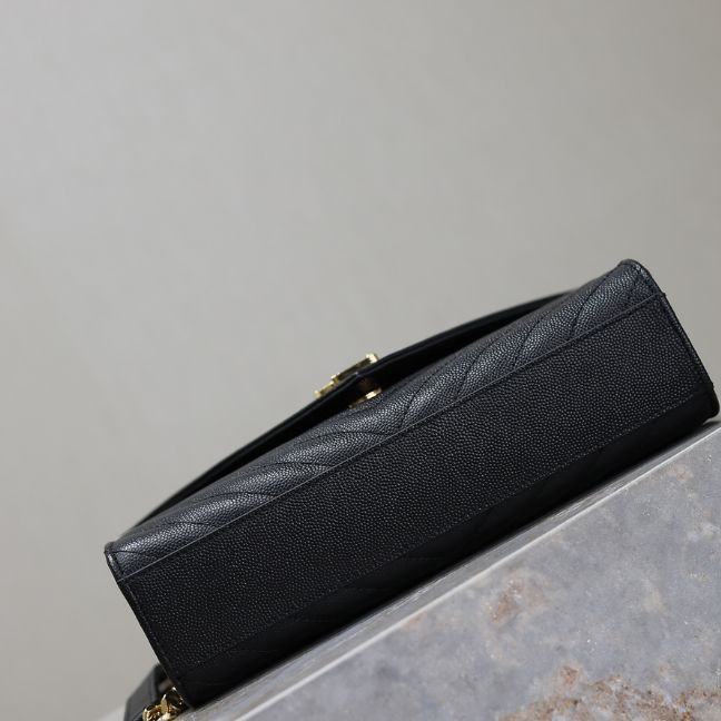SAINT LAURENT medium College leather cross body bag Black SAINT LAURENT medium College leather cross body bag Black