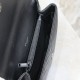 SAINT LAURENT medium College leather cross body bag All Black SAINT LAURENT medium College leather cross body bag All Black