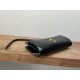 SAINT LAURENT SUNSET BOX Handbag Black+Golden 810997 SAINT LAURENT SUNSET BOX Handbag Black+Golden 810997