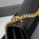 SAINT LAURENT Jamie Lacquered leather handbag Black SAINT LAURENT Jamie Lacquered leather handbag Black