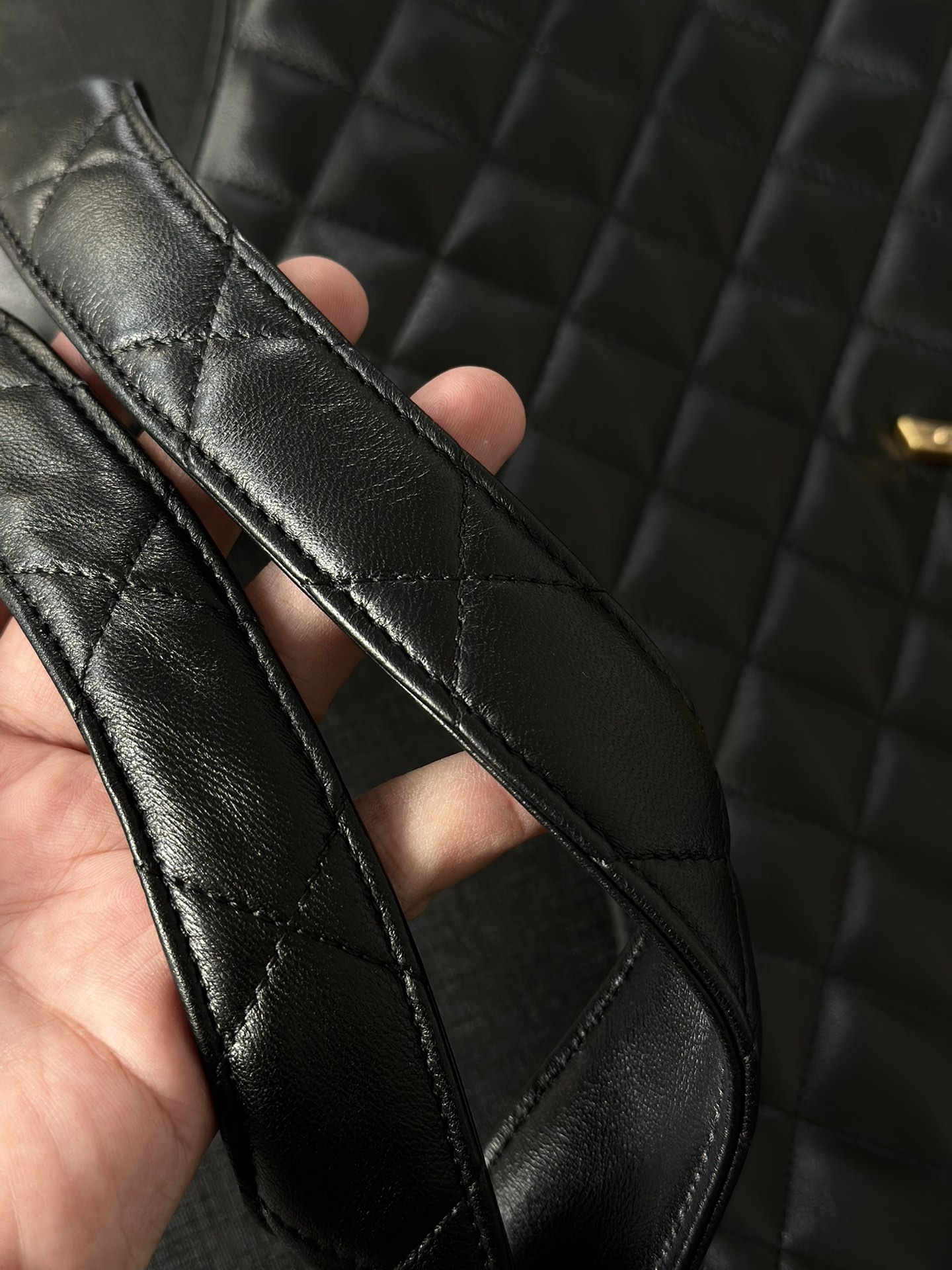 SAINT LAURENT ICARE in quilted lambskin Handbag