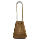 SAINT LAURENT POCHON in in suede Handbag CARAMEL COGNAC