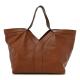 SAINT LAURENT Leather Y Tote  Brown Totes, Handbags