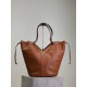 SAINT LAURENT Leather Y Tote  Brown Totes, Handbags