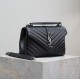 SAINT LAURENT Leather College - Black Handle Bags
