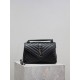 SAINT LAURENT Leather College - Black Handle Bags