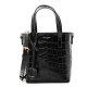 SAINT LAURENT Saint Laurent Embossed Leather Sac De Jour - Black