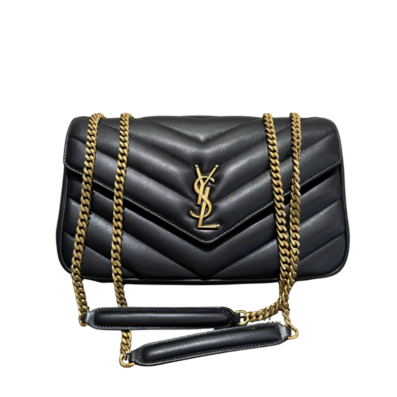 SAINT LAURENT Loulou Chain Bag in lambskin