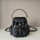 MIUMIU Black Leather backpack