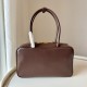 MIU MIU Soft Calf Softy Medium Beau Top Handle Bag Briarwood
