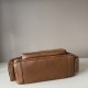 MIU MIU  Pocket Nappa Leather Bag in Brown