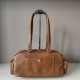 MIU MIU  Pocket Nappa Leather Bag in Brown