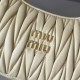 MIU MIU Wander Materasse Women's Hobo Bag , light yellow MIU MIU Wander Materasse Women's Hobo Bag , light yellow