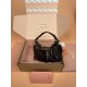 MIU MIU   Leather Shoulder Bag - Black Shoulder Bags