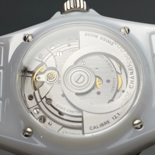 CHANEL J12 CALIBER 12.1 watch, 38mm Diamond hour markers CHANEL J12 CALIBER 12.1 watch, 38mm Diamond hour markers