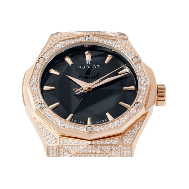 HUBLOT Classic Fusion series Olinski Titanium White Interlaced Pave Watch HUBLOT Classic Fusion series Olinski Titanium White Interlaced Pave Watch