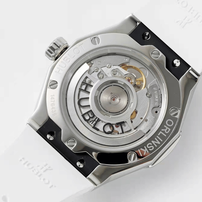 HUBLOT Classic Fusion series Olinski Titanium White Interlaced Pave Watch HUBLOT Classic Fusion series Olinski Titanium White Interlaced Pave Watch